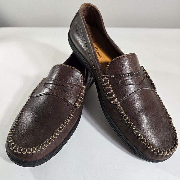 Cole Haan French Cup Penny Loafers Mens Size 9 Brown Leather Driving Moccasin main image 13